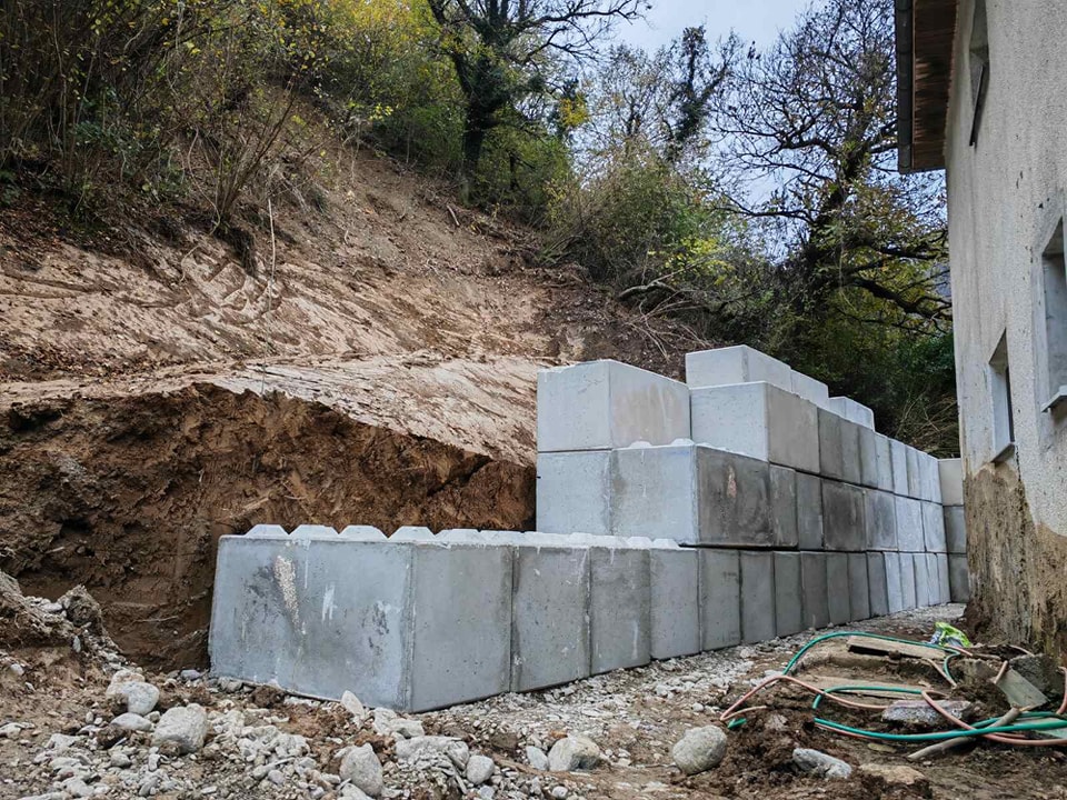 concrete lego blocks
