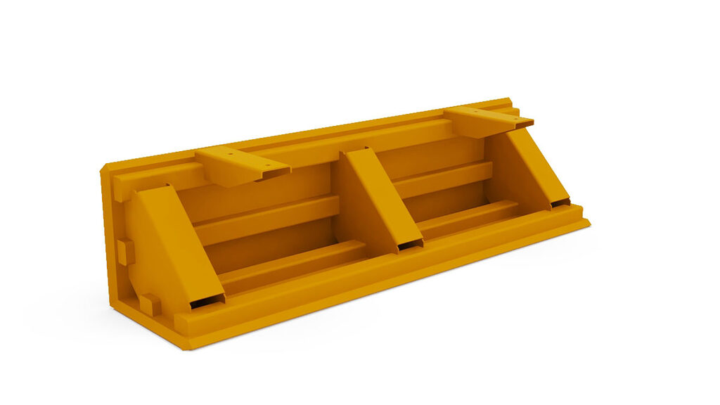 Ground level L-block insert 150x60x60