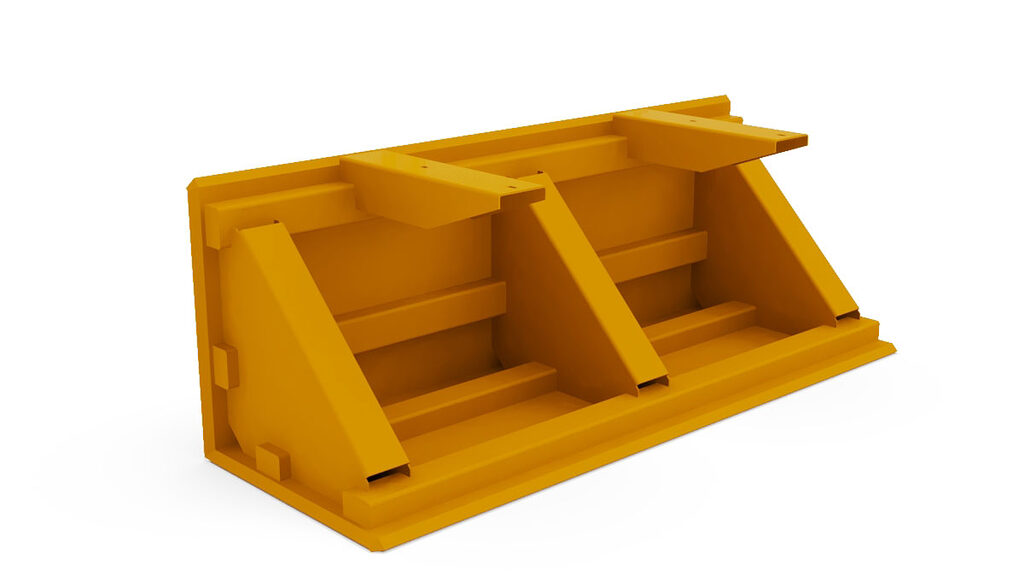 Ground level L-block insert 160x80x80