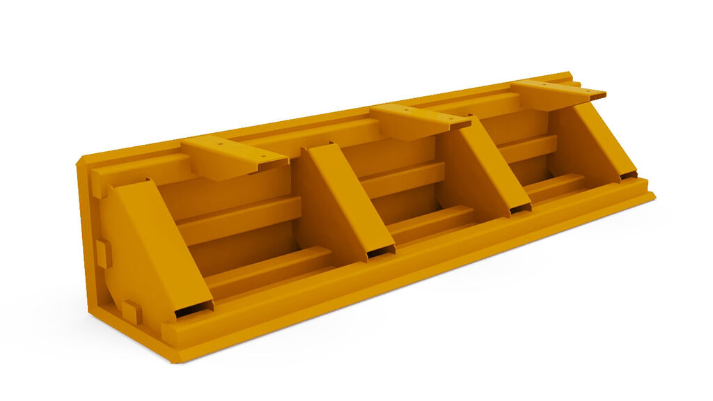 Ground level L-block insert 180x60x60